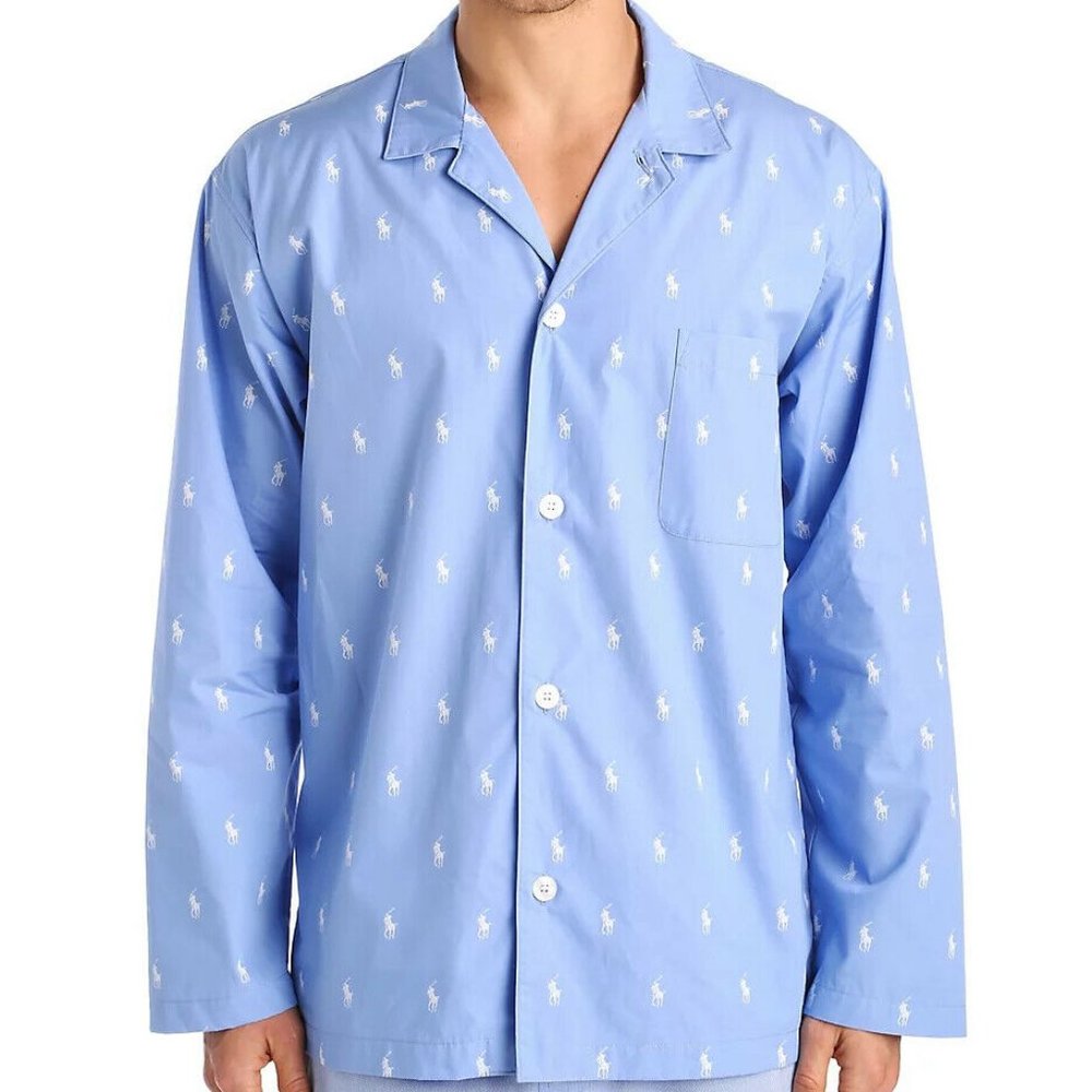 Polo Ralph Lauren Men All Over Pony Pajama Shirt BIG & TALL